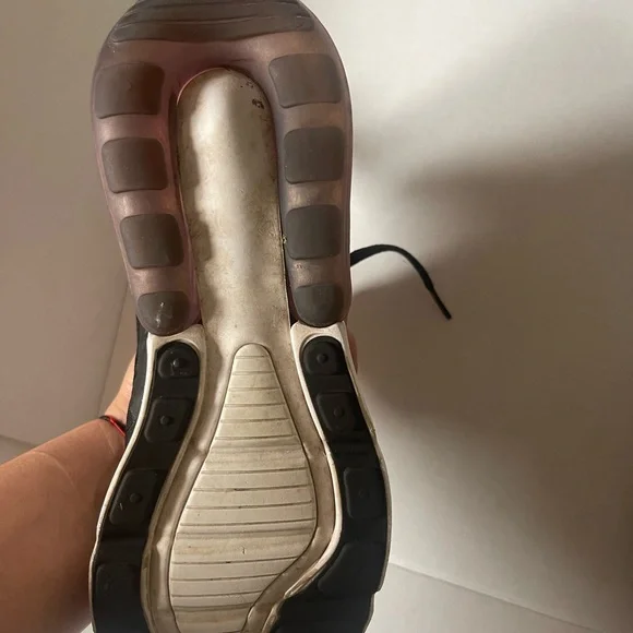 Nike Black and White Air Max 270 Sneakers - Picture 6 of 14